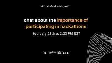 Cover Photo for Torc Virtual Meet and Greet: The Importance of Participating in Hackathons