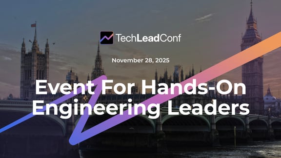 Event Cover Photo for TechLead Conference. Event for Hands-On Engineering Leaders