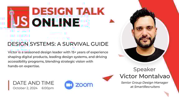 Event Cover Photo for UXUI Design Online Talk: Design Systems - A Survival Guide