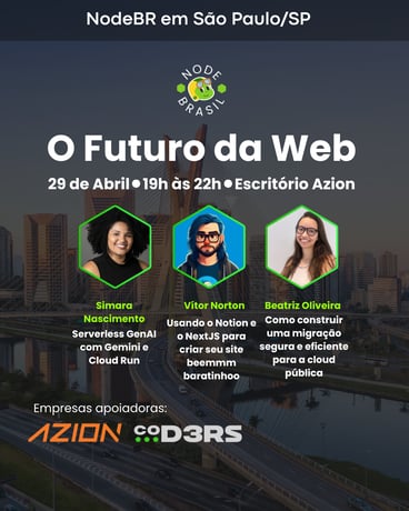 Cover Photo for NodeBR [São Paulo] #73 - O Futuro da Web