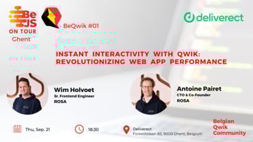 Cover Photo for BeQwik#01 | Instant Interactivity with Qwik: Revolutionizing Web App Performance