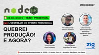 Event Cover Photo for NodeBR #67 - Quebrei produção! E agora?