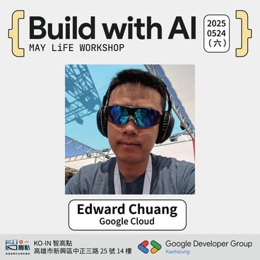 Cover Photo for Build with AI Kaohsiung 2025 - MAY Life Workshop