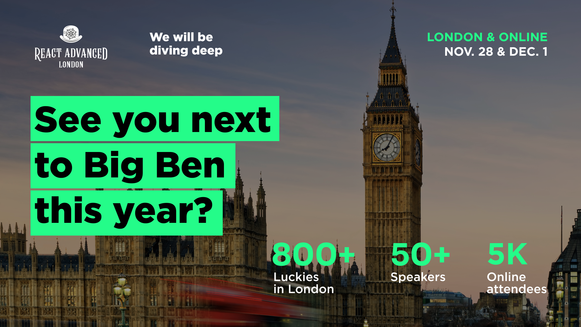 Event Cover Photo for React Advanced London Conference 2025