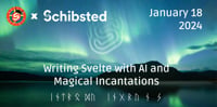 Event Cover Photo for Writing Svelte with AI and Magical Incantations (Runes)