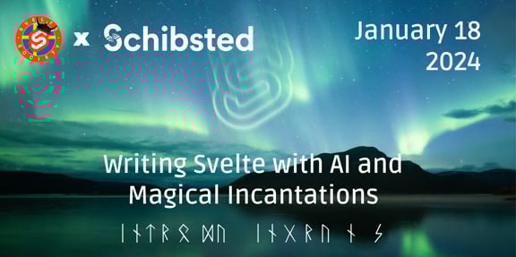 Event Cover Photo for Writing Svelte with AI and Magical Incantations (Runes)