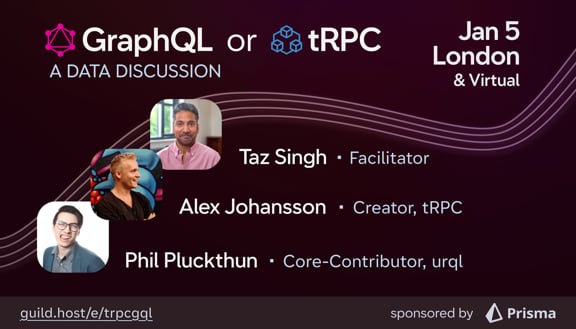 Event Cover Photo for GraphQL or tRPC Data Discussion