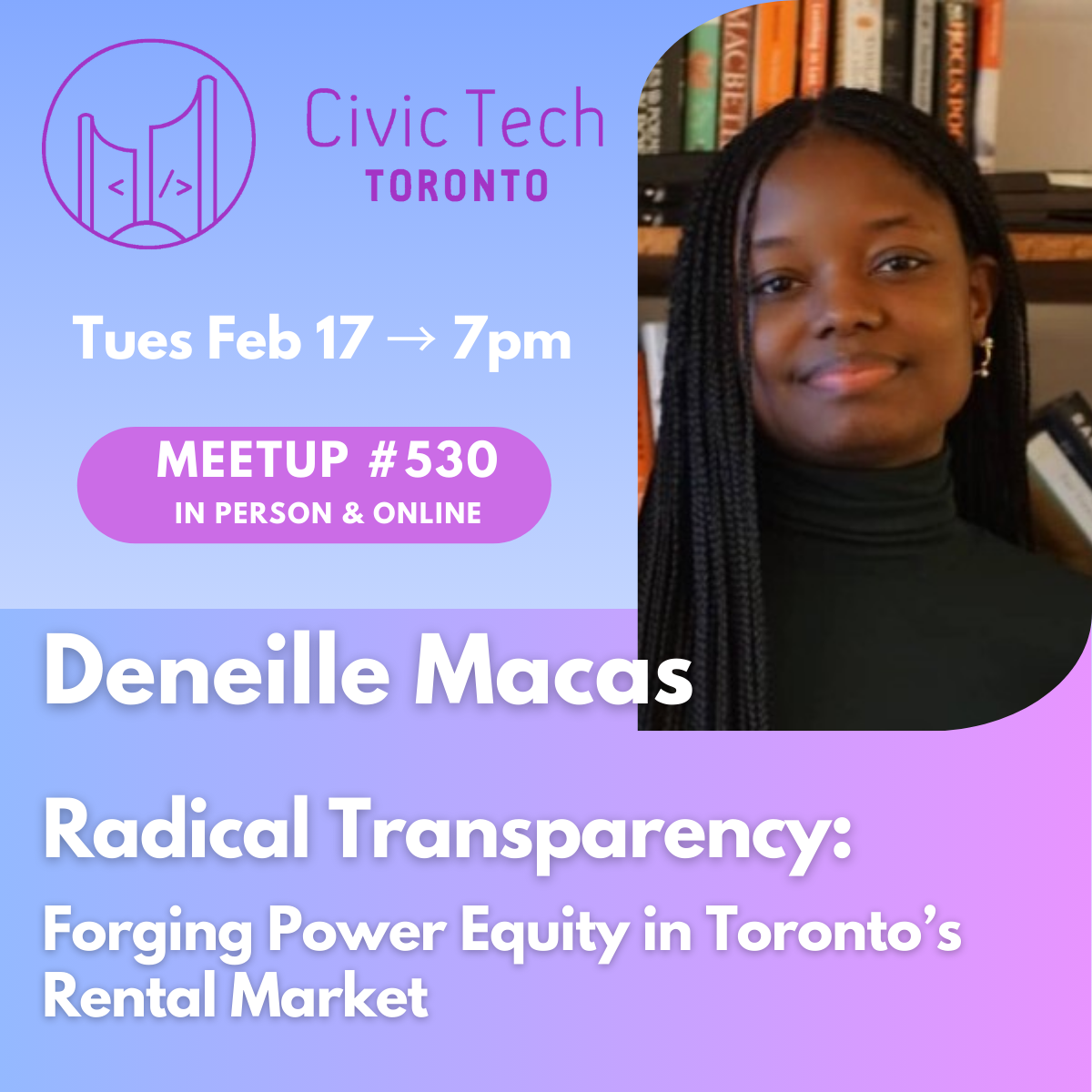 Event Cover Photo for Civic Meetup #530: Radical Transparency: Forging Power Equity in Toronto’s Rental Market