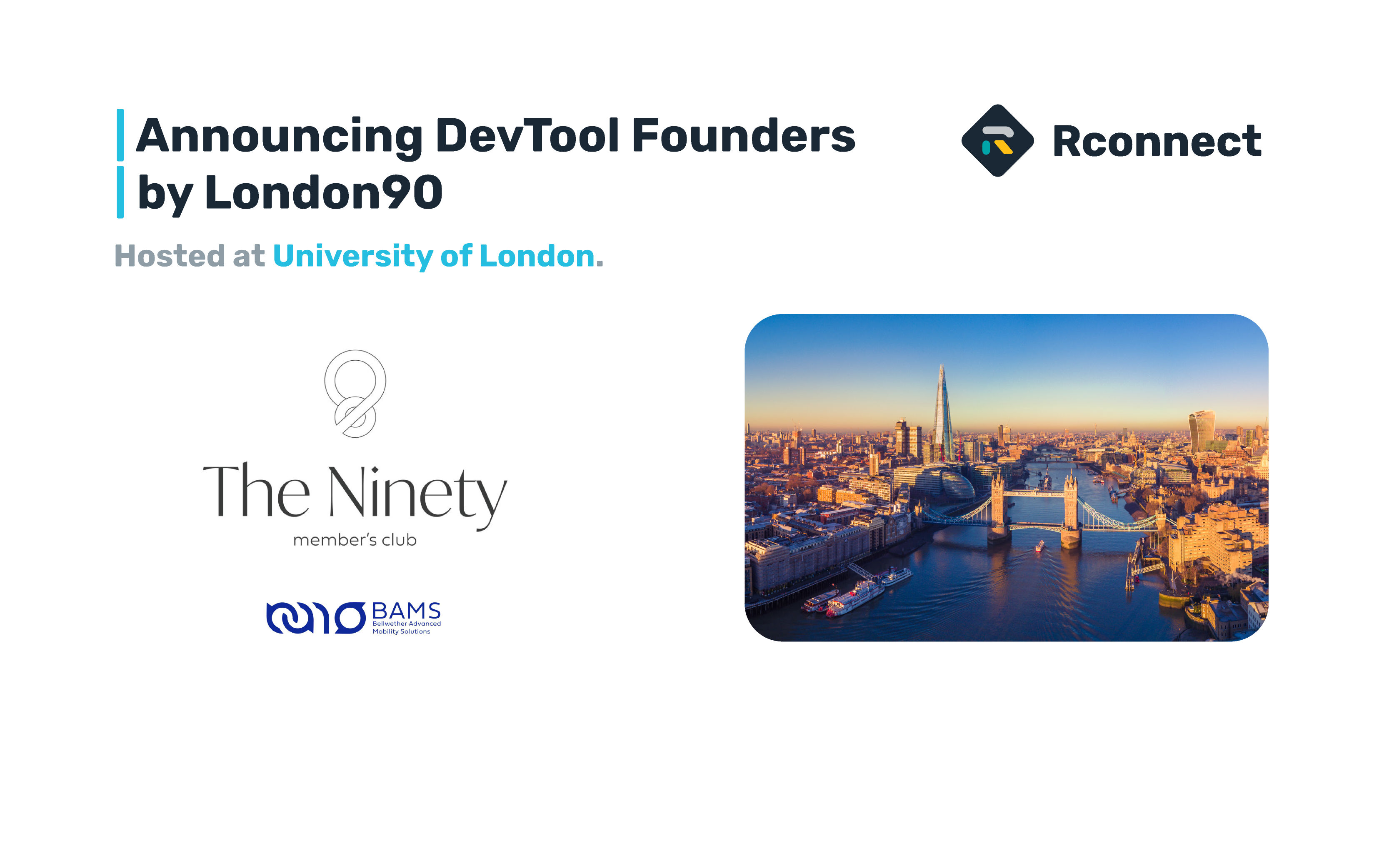 Event Cover Photo for DevTool Founders by London90
