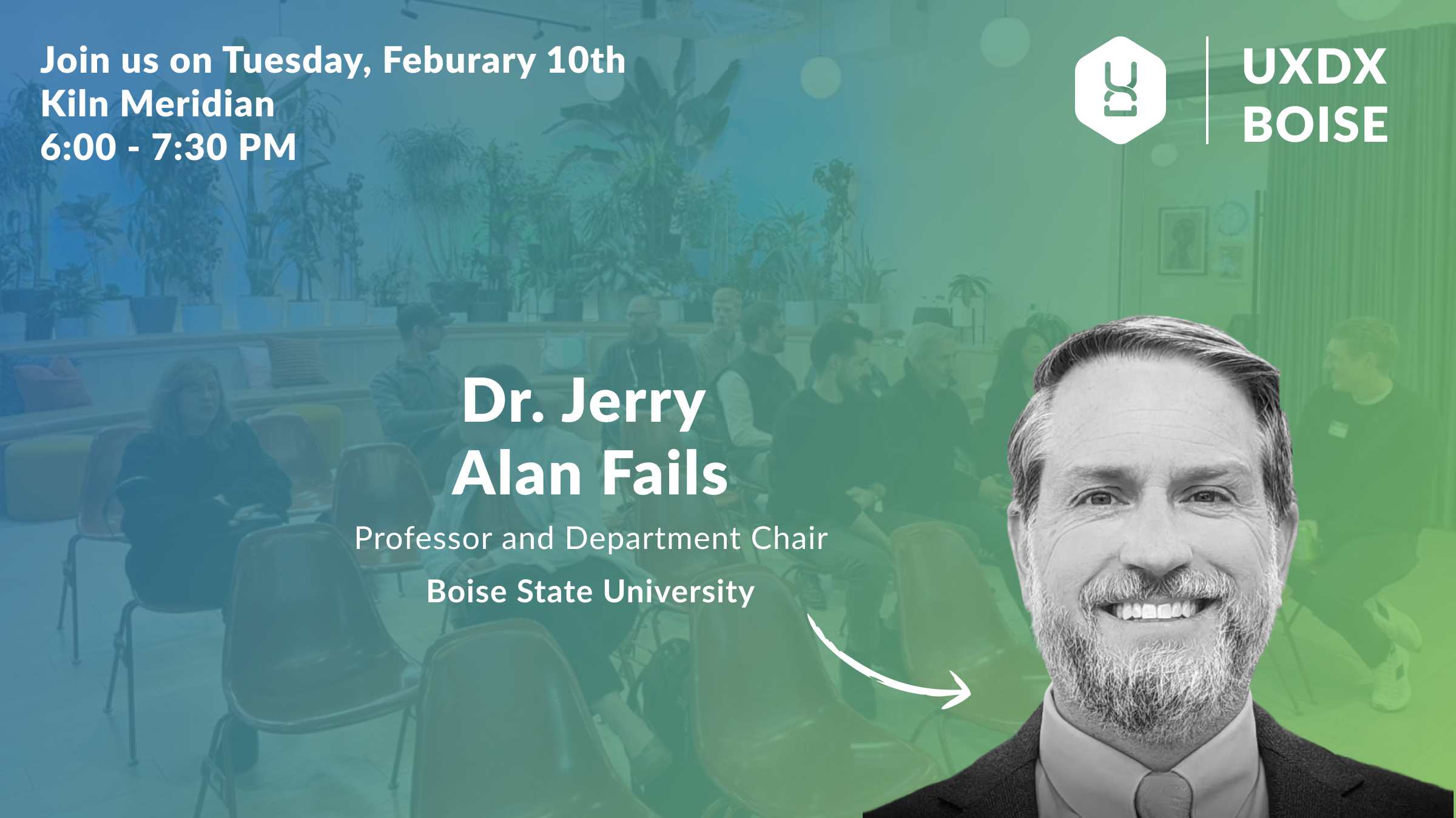 Event Cover Photo for UXDX Boise February Meetup