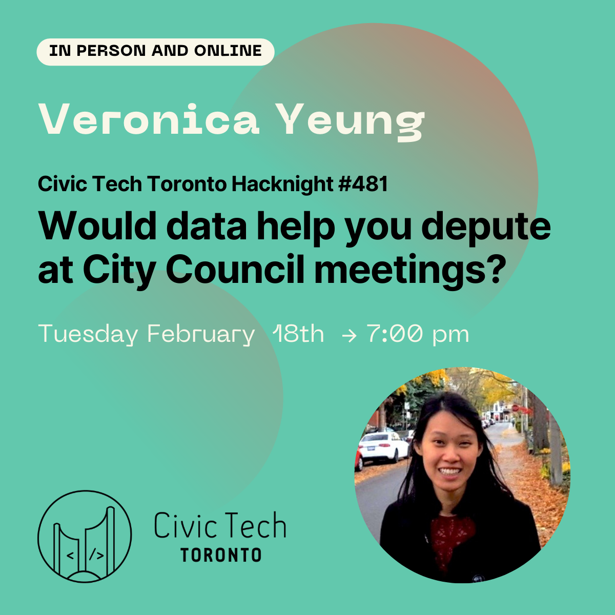 Event Cover Photo for Civic Hacknight #481: Would data help you depute at City Council meetings?