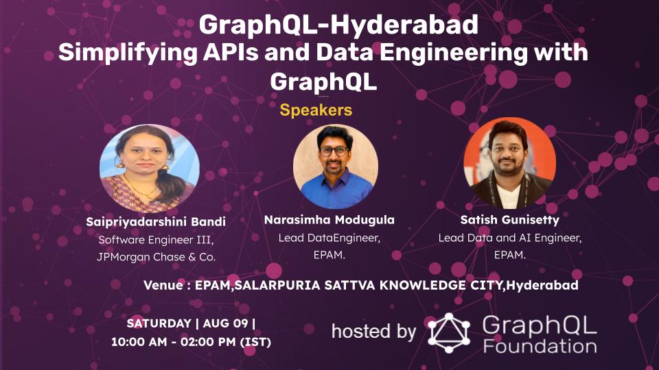 Event Cover Photo for Simplifying APIs and Data Engineering with GraphQL