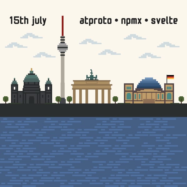Event Cover Photo for atproto x npmx x svelte meetup