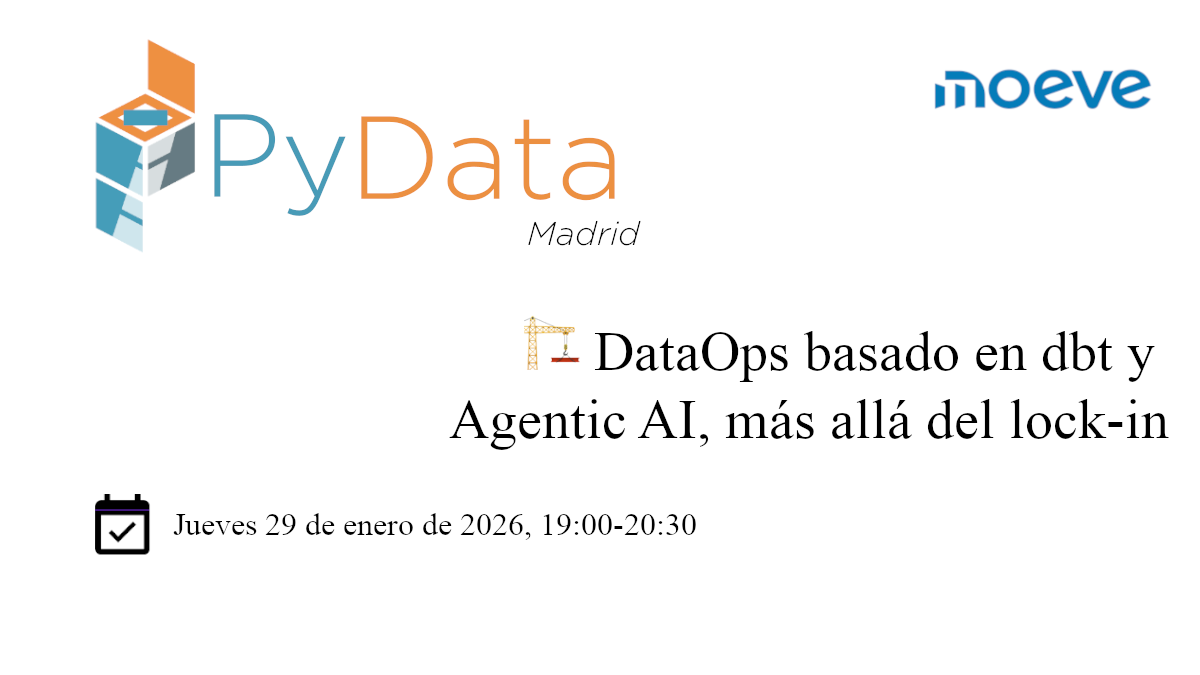Event Cover Photo for DataOps basado en dbt y Agentic AI, más allá del lock-in