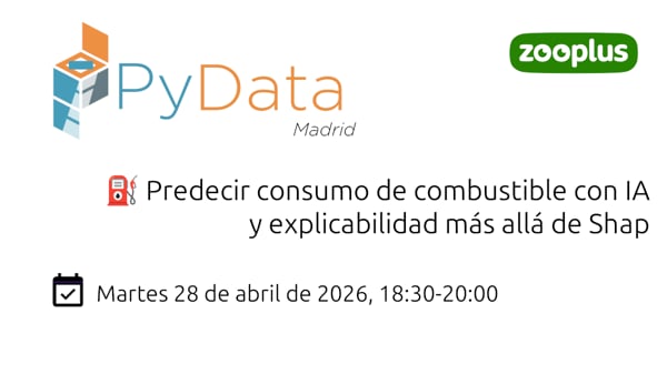 Event Cover Photo for ⛽ Predecir consumo de combustible con IA y explicabilidad más allá de Shap