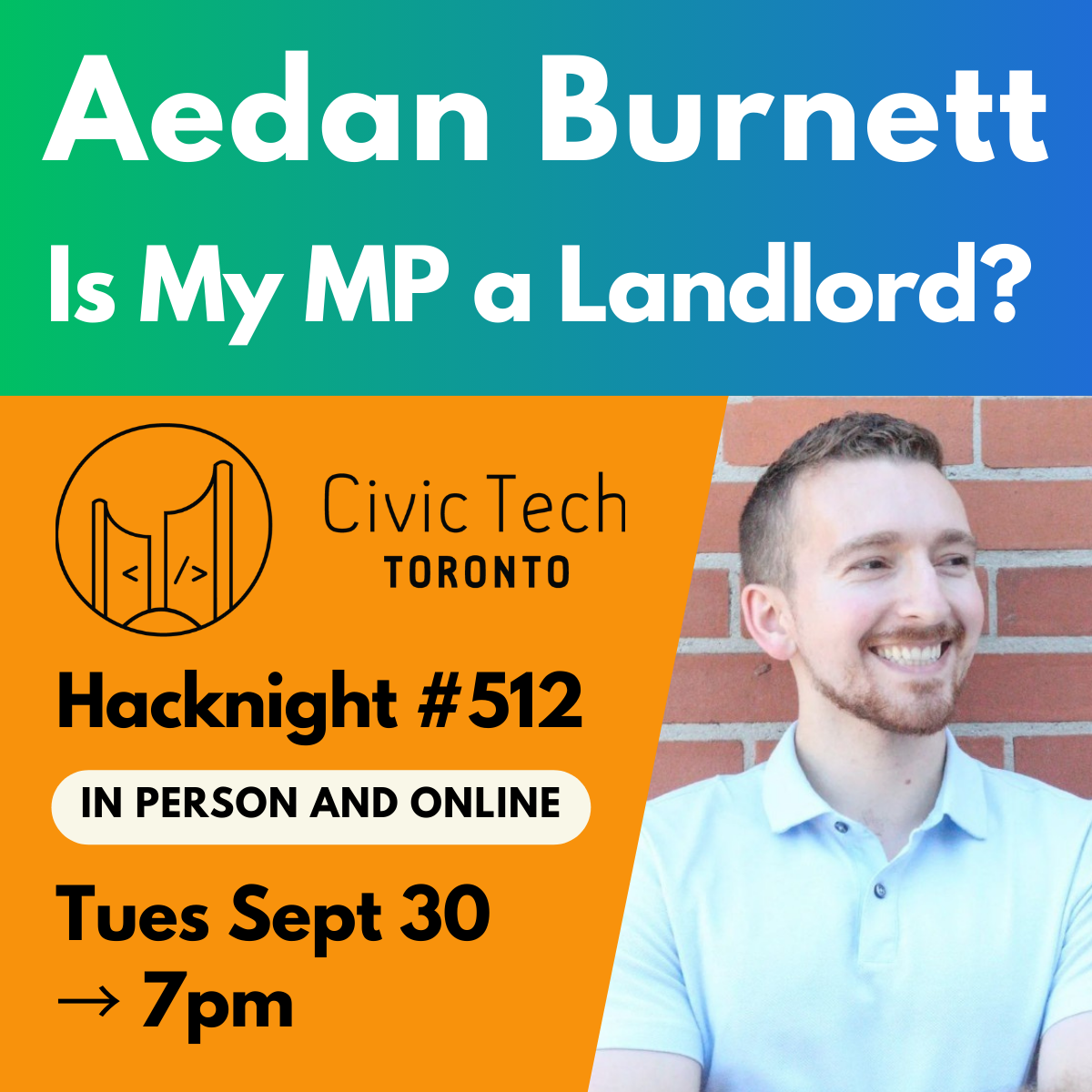 Event Cover Photo for Civic Hacknight #512: Is My MP a Landlord?  The Surprising World of Political Ethics Disclosures