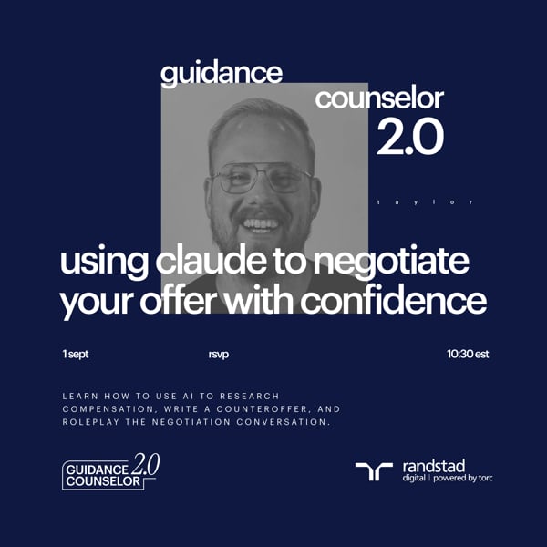 Event Cover Photo for Guidance Counselor 2.0: Using Claude to Negotiate Your Offer with Confidence 