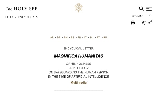 Event Cover Photo for What Can Systems Thinkers Learn from "Magnifica Humanitas"
