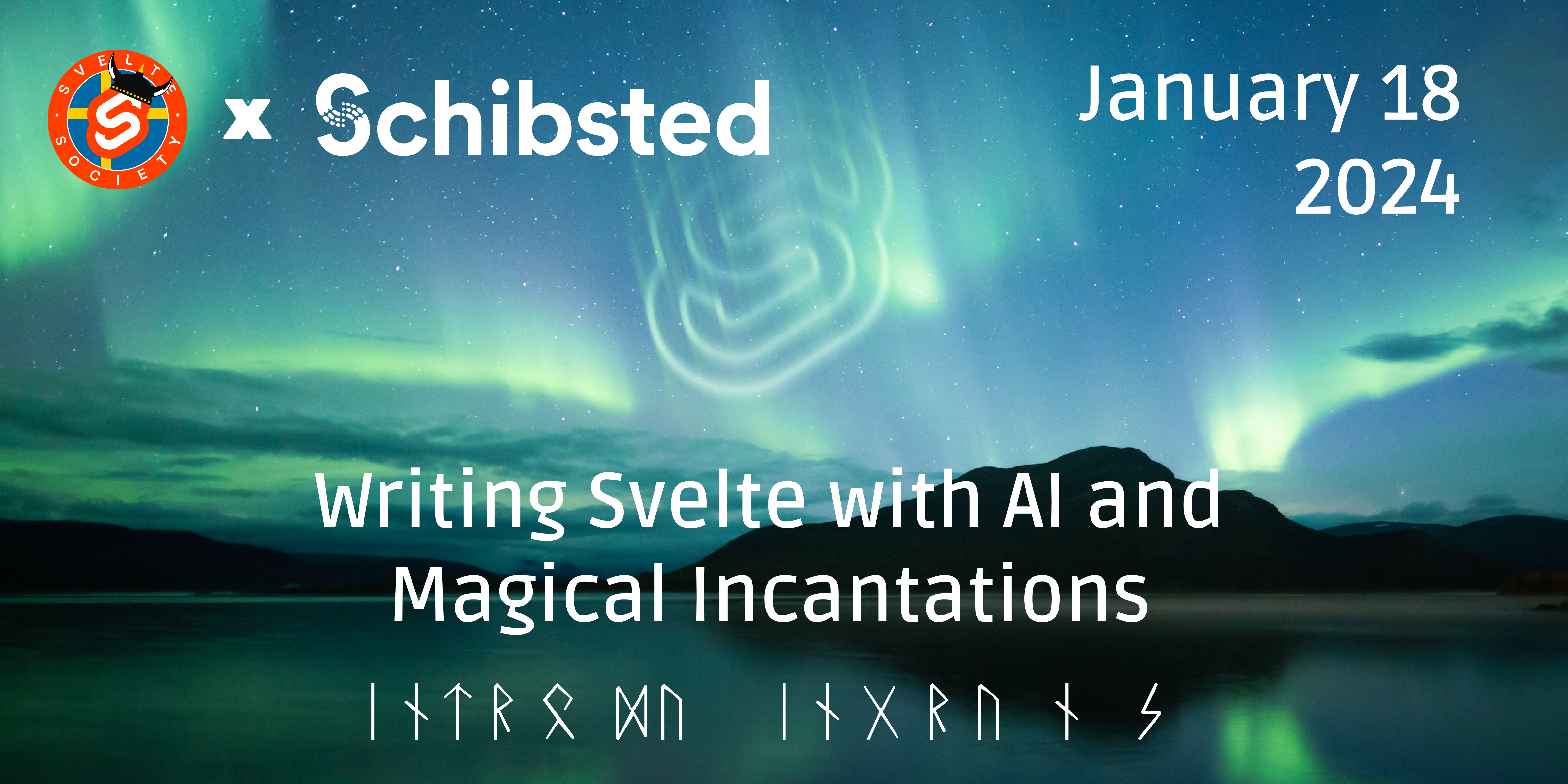 Event Cover Photo for Writing Svelte with AI and Magical Incantations (Runes)