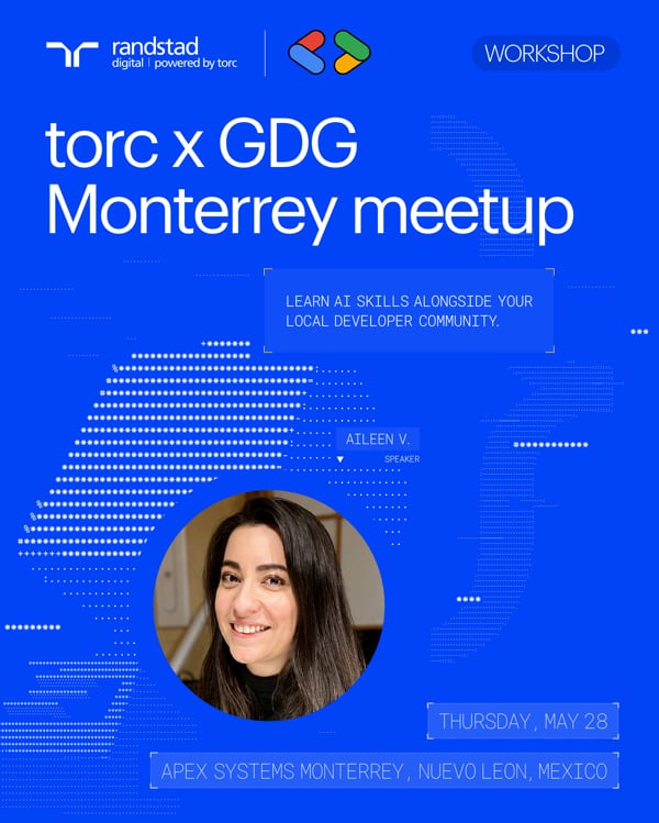 Event Cover Photo for Torc x GDG Monterrey meetup
