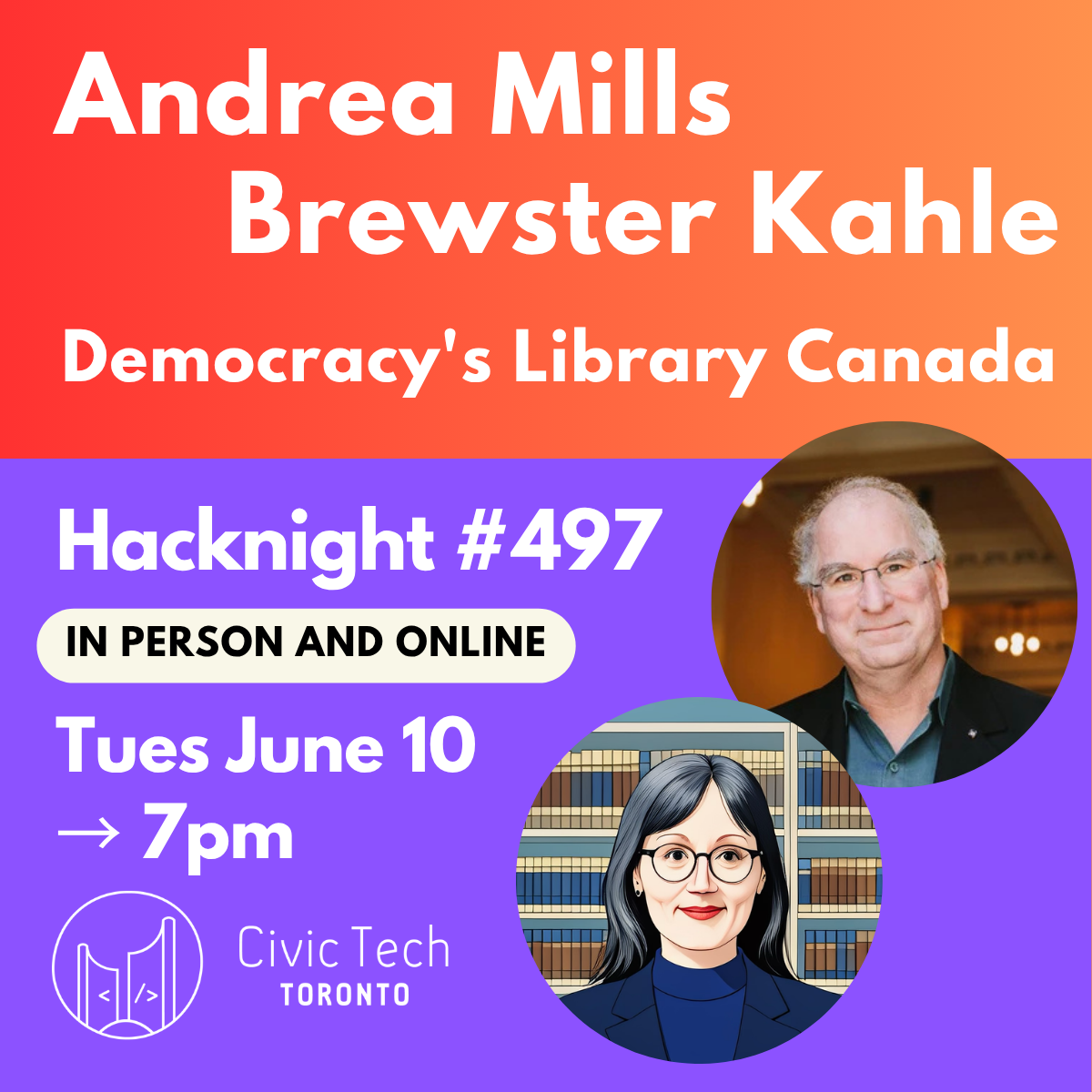 Event Cover Photo for Civic Hacknight #497: Democracy's Library Canada