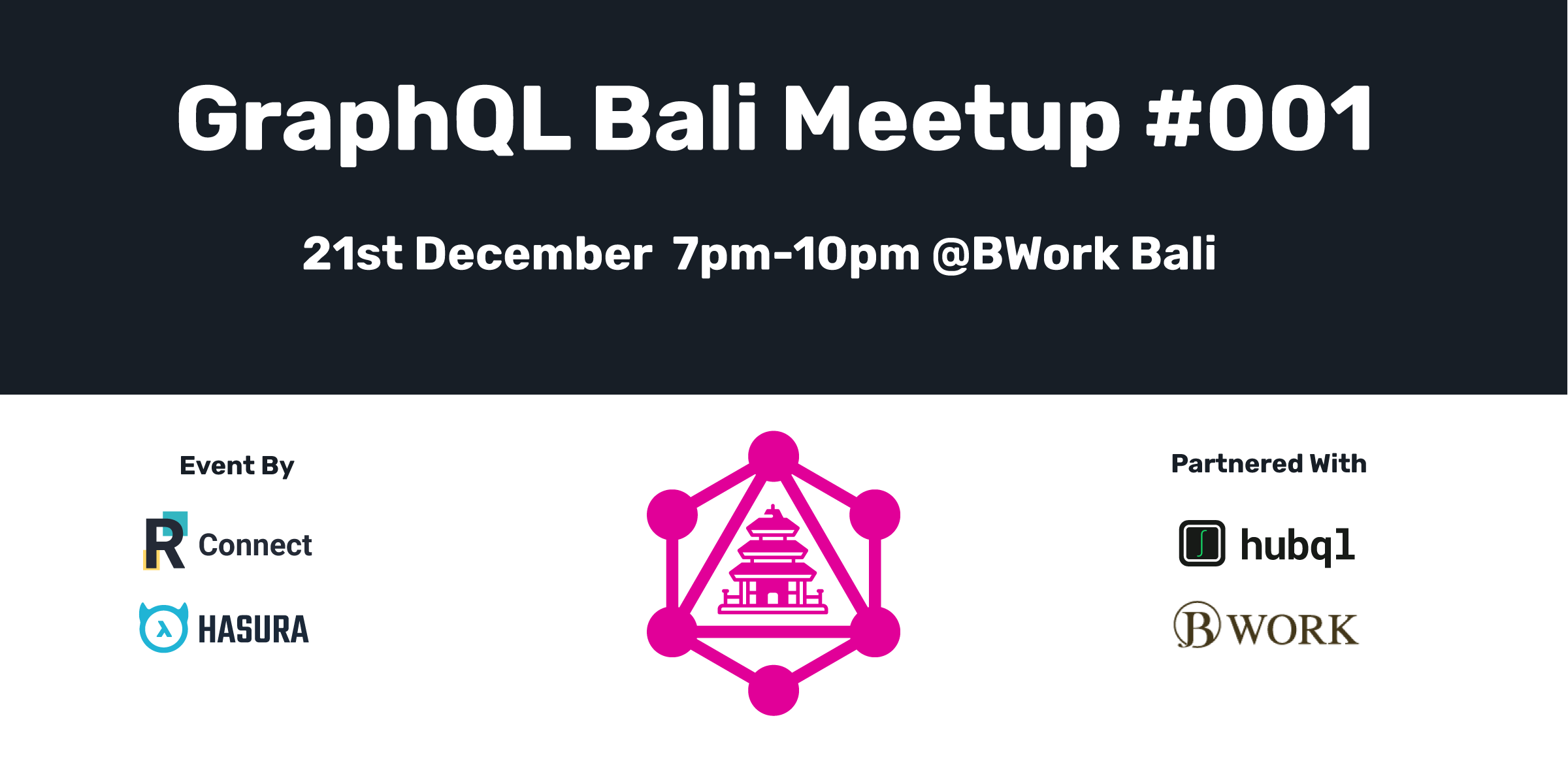 Event Cover Photo for GraphQL Bali #001