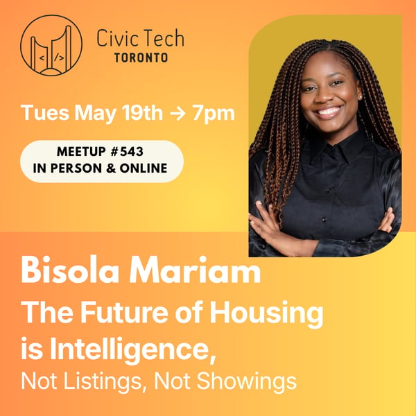 Event Cover Photo for Civic Meetup #543: The Future of Housing is Intelligence, Not Listings, Not Showings
