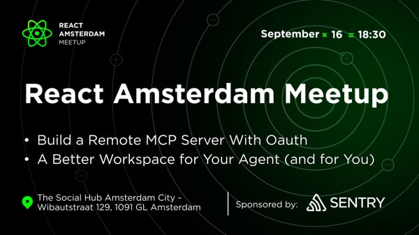 Event Cover Photo for React Amsterdam: AI-Powered Web Engineering