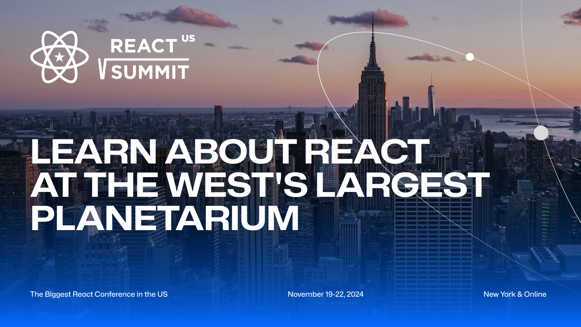 Event Cover Photo for React Summit US 2024. React with the Manhattan Views 🚀 (Paid Event) Photo of Robert Haritonov