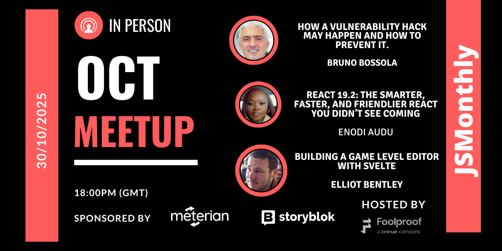 Event Cover Photo for JSMONTHLY OCTOBER NO2 EVENT