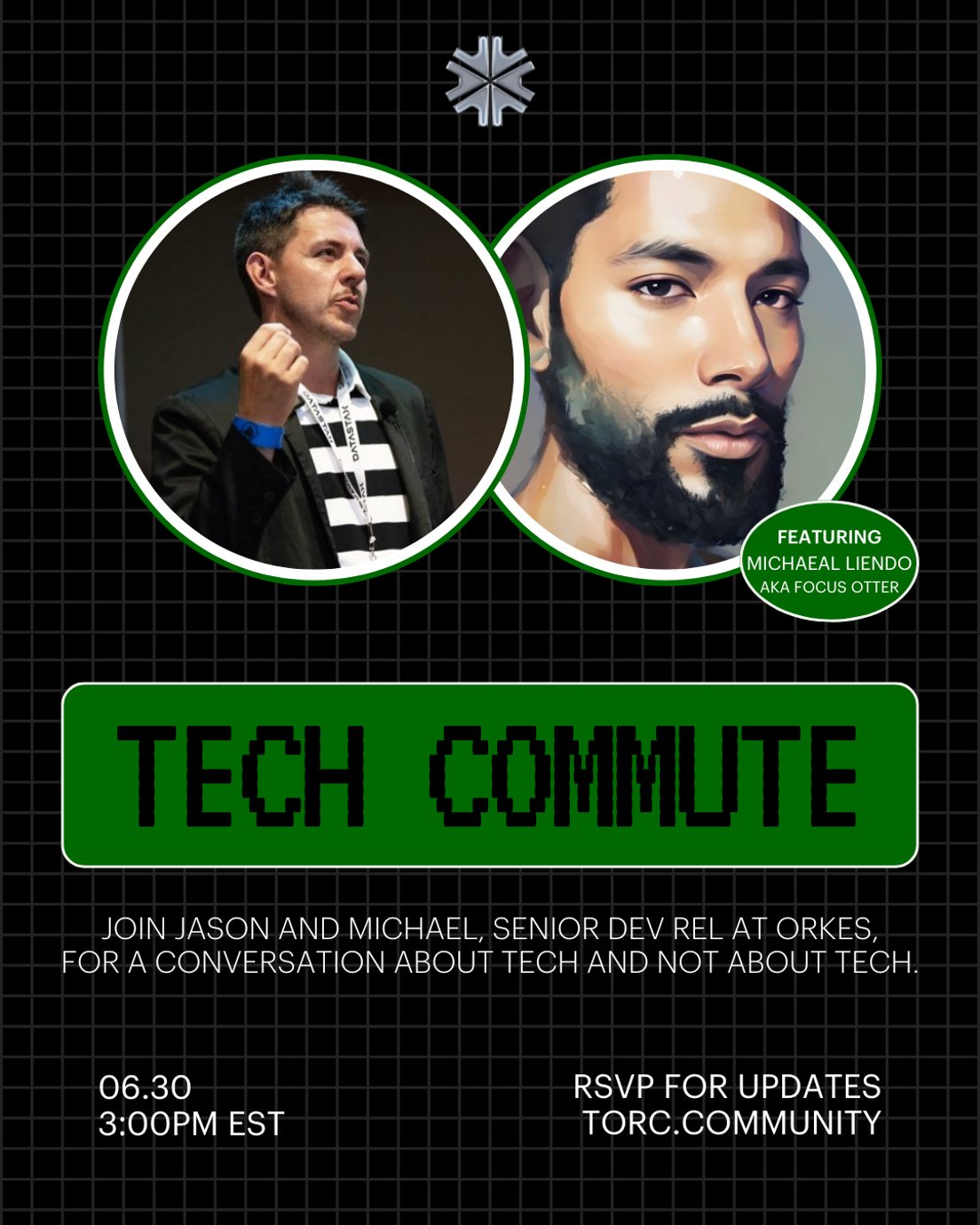 Cover Photo for #techcommute with Michael Liendo aka FocusOtter