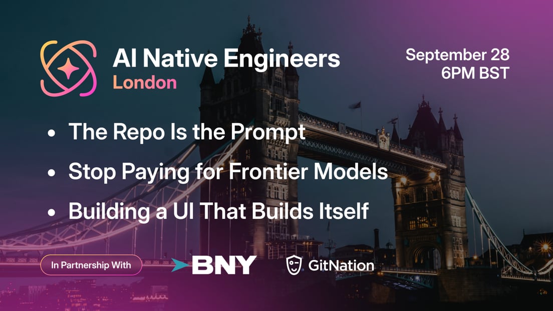 Cover Photo for AI Native Engineers London Meetup #4
