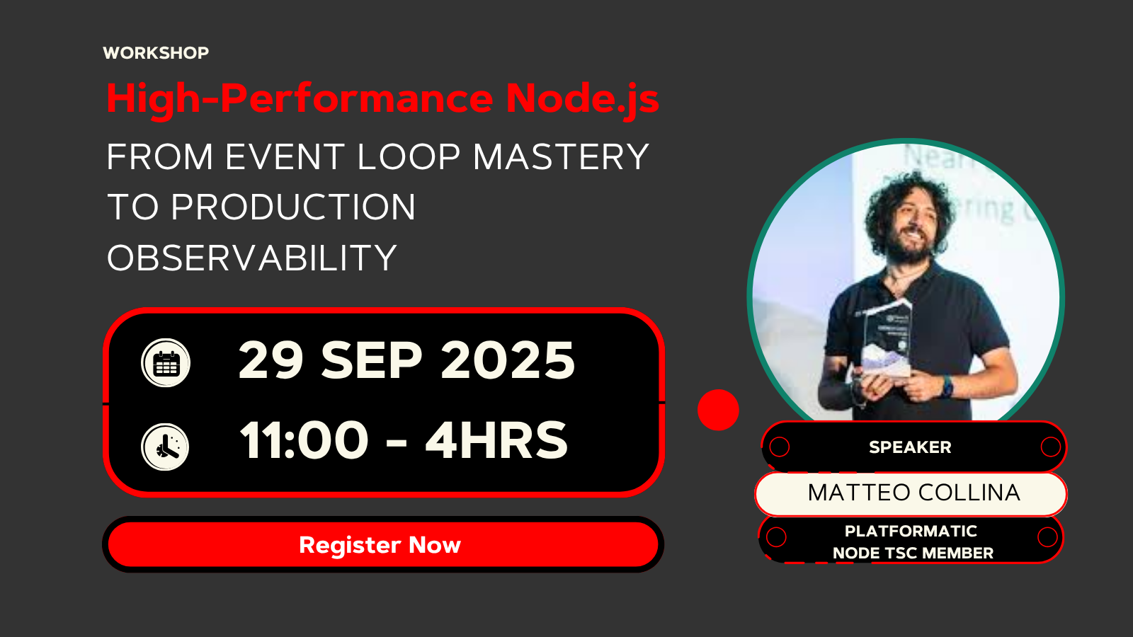 Cover Photo for Pro Workshop - NodeJS in Production