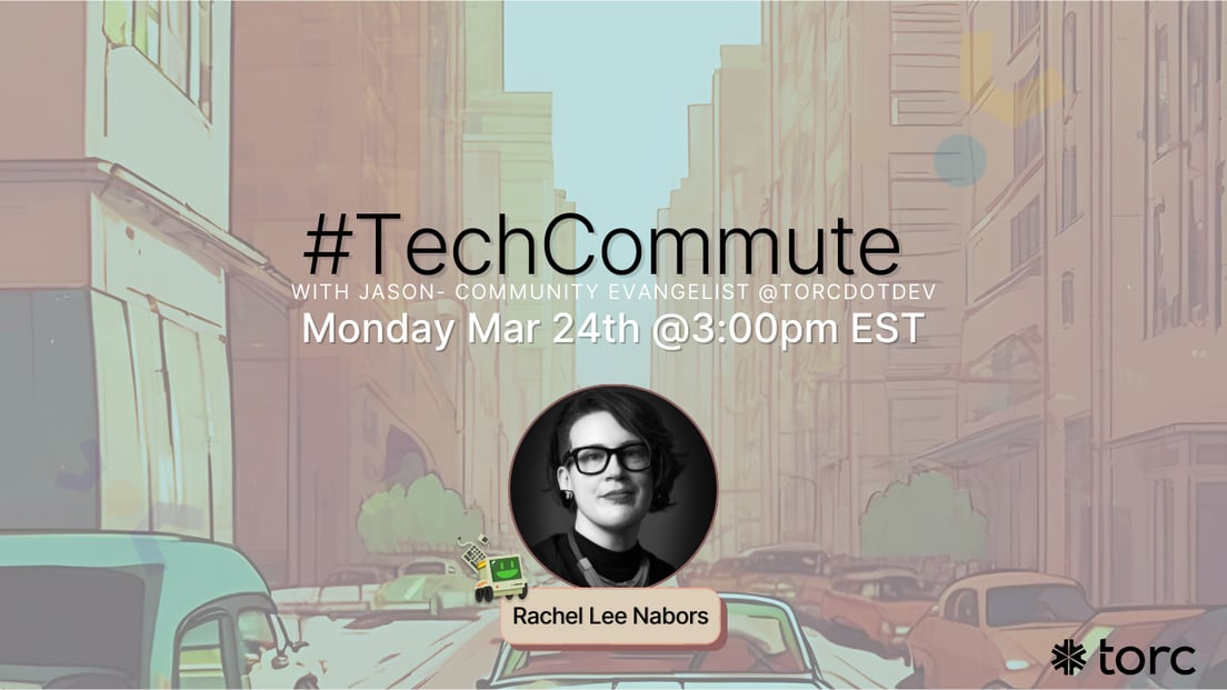 Cover Photo for tech commute w/ Rachel-Lee Nabors