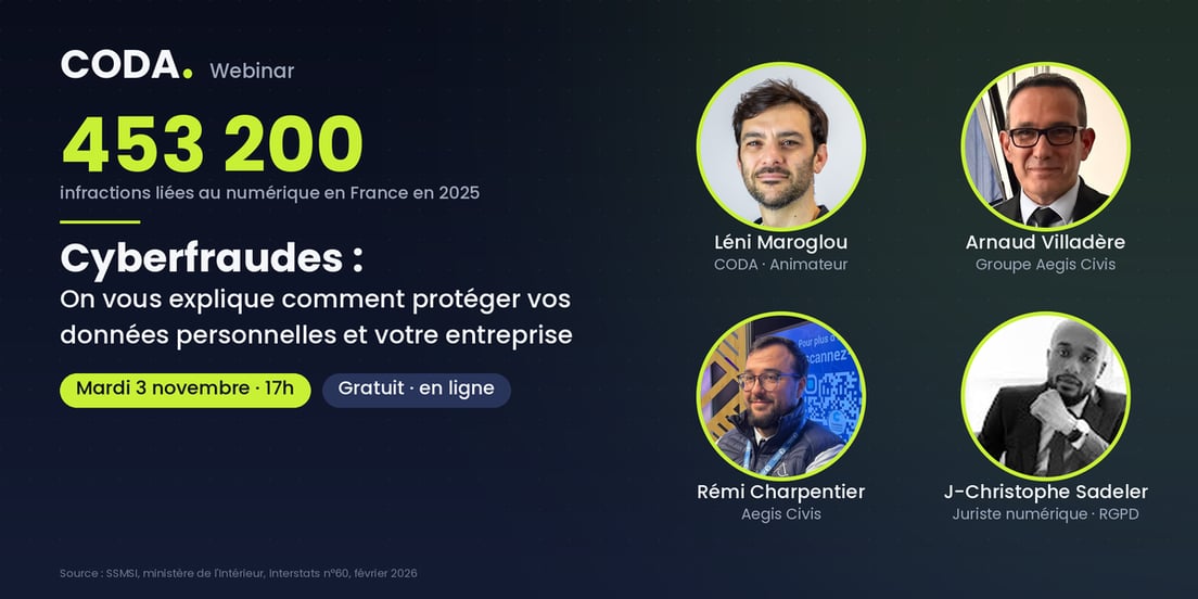 Cover Photo for Cyberfraudes : On vous explique comment protéger vos données personnelles et votre entreprise