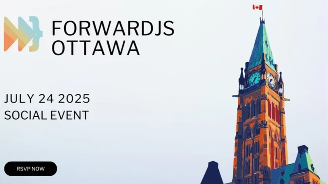 Cover Photo for ForwardJS Ottawa Social - July 2025