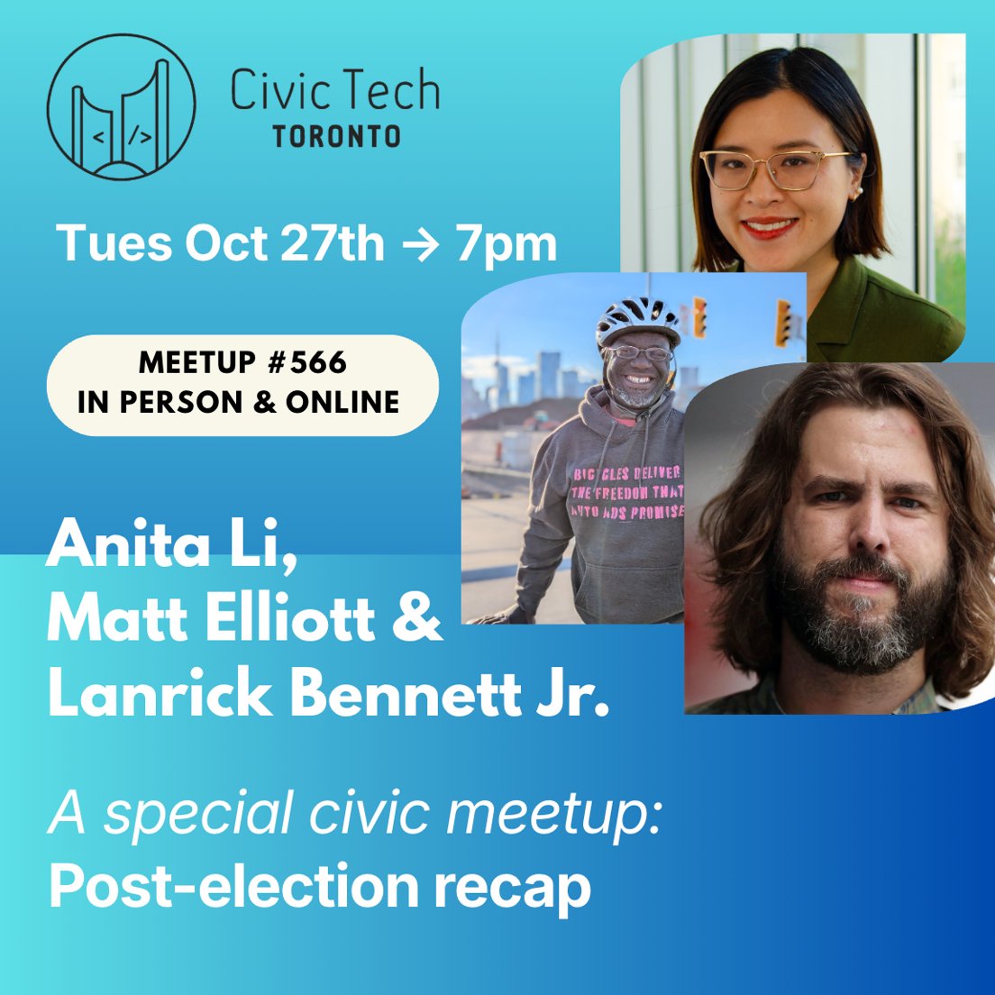 Cover Photo for Civic Meetup #566: A special civic meetup: Post-election recap!