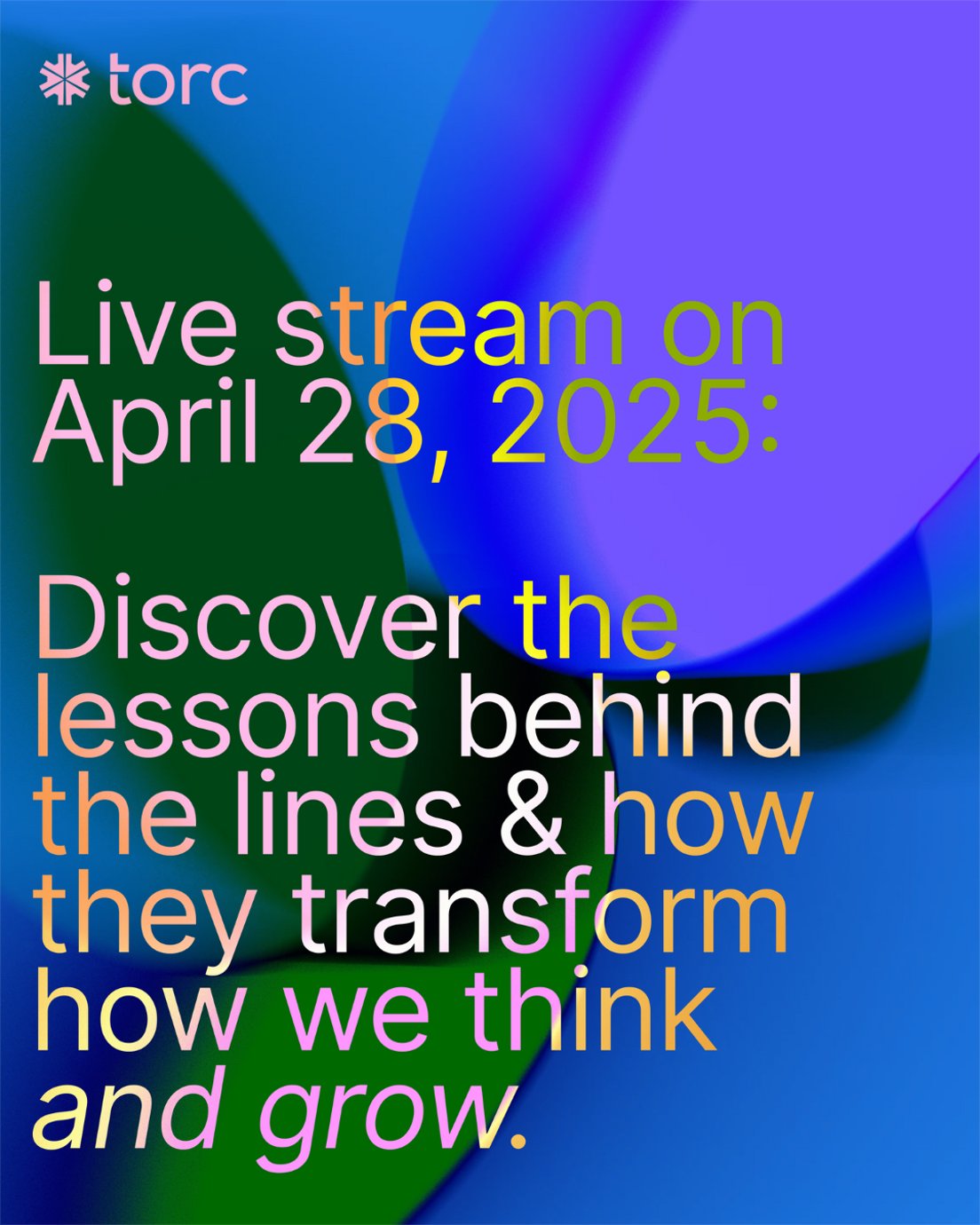 Cover Photo for Torc Live Stream Session: Reading Books Is Learning Experiences