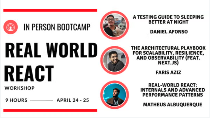 Cover Photo for REACT BOOTCAMP - 9HRS