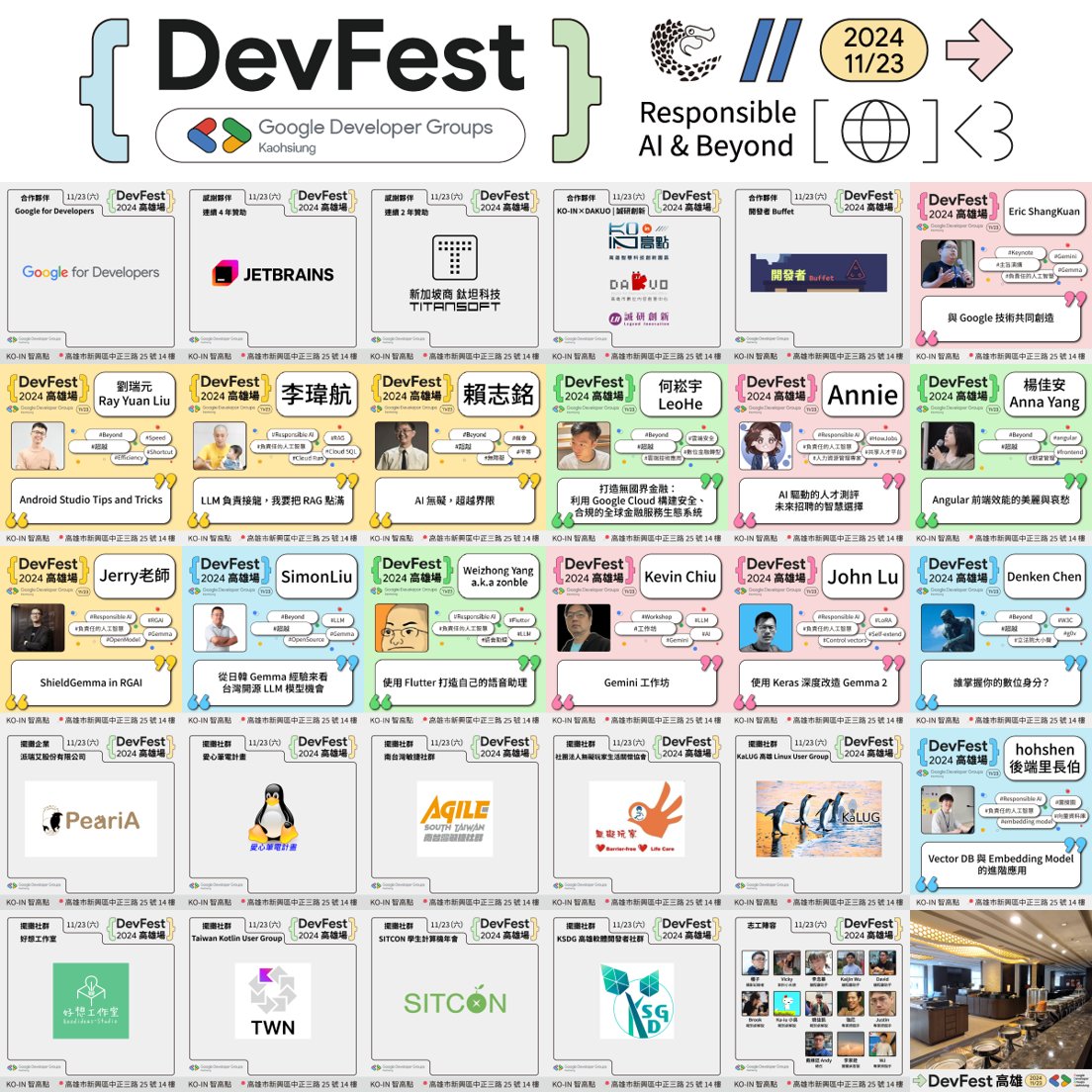 Cover Photo for DevFest Kaohsiung 2024