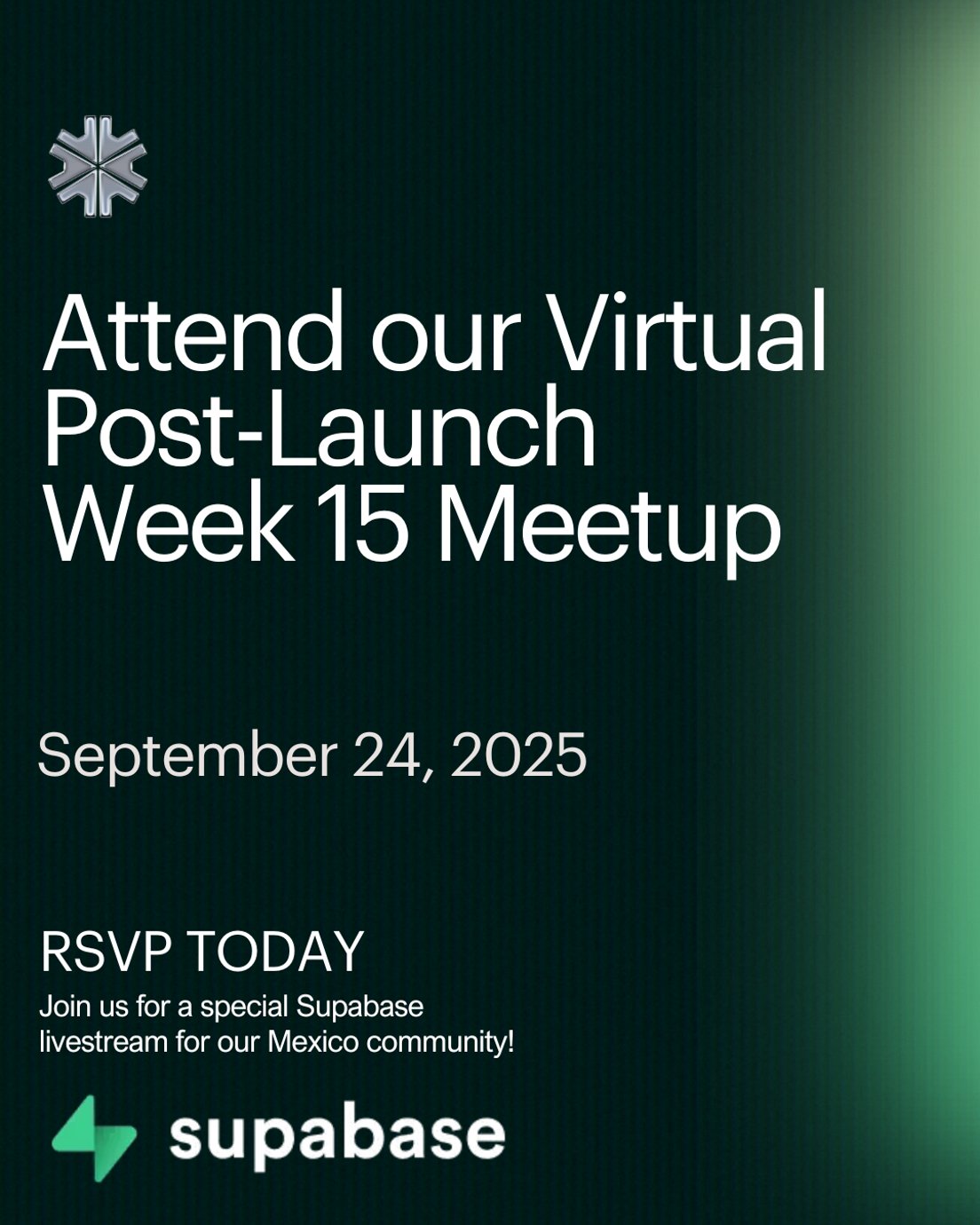 Cover Photo for torc x Supabase meetup: Post-LaunchWeek15