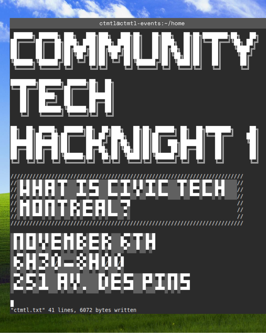 Cover Photo for Community Hacknight #1