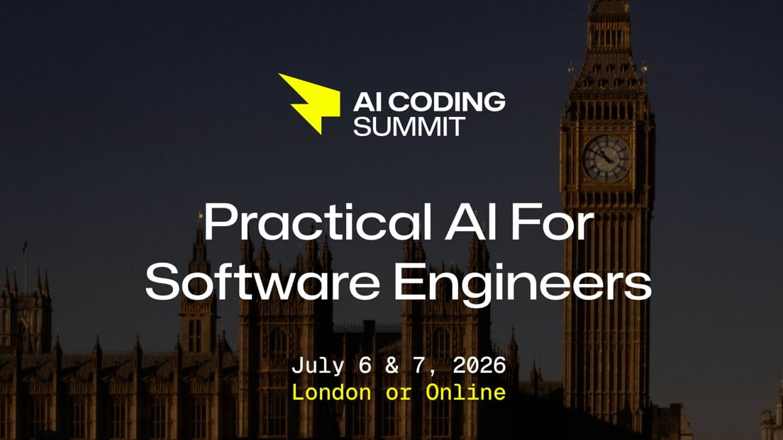 Cover Photo for AI Coding Summit - See how AI transforms software development.