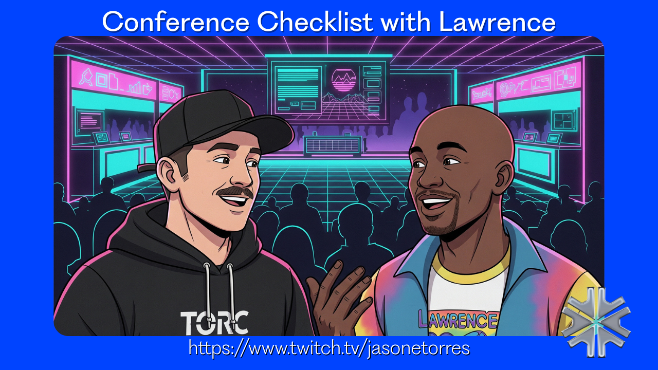Cover Photo for Conference checklist with Lawrence Lockhart