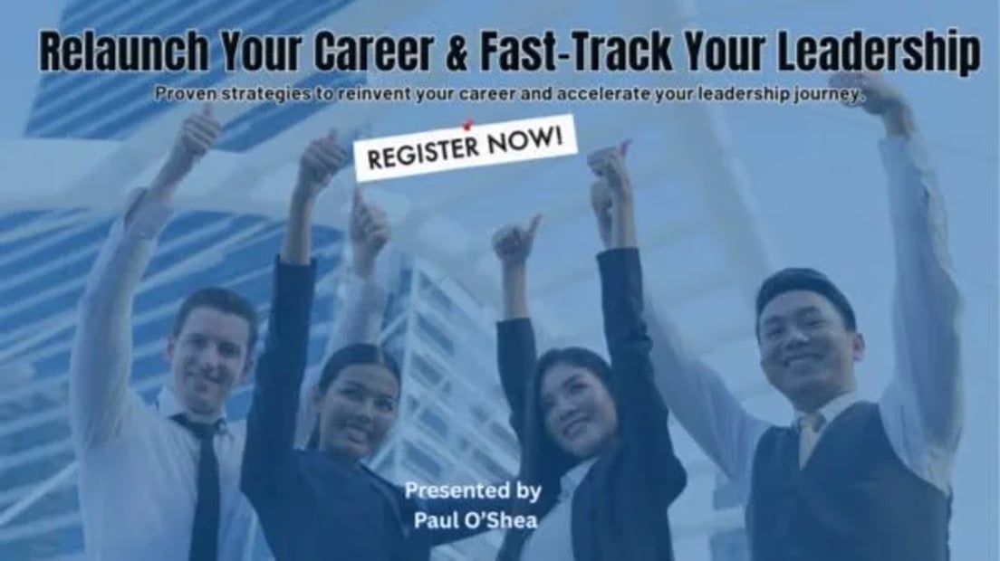 Cover Photo for Relaunch Your Career and Accelerate Your Leadership Success