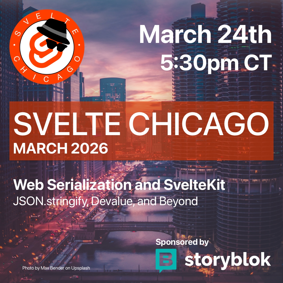 Cover Photo for Svelte Chicago - March 2026