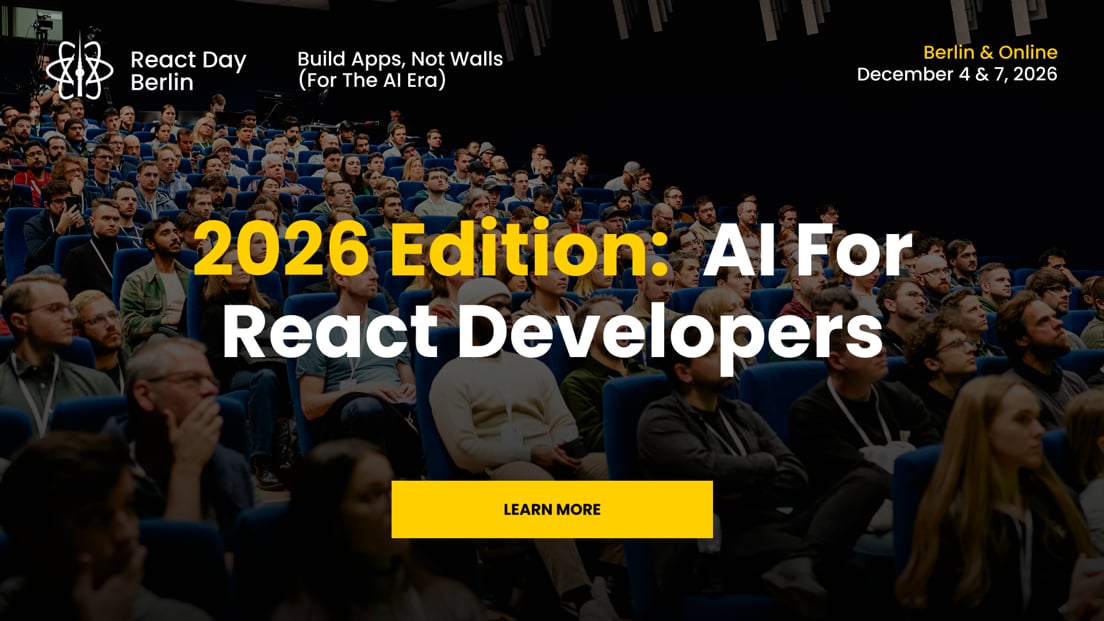 Cover Photo for React Day Berlin - Build apps, not walls (for the AI era)