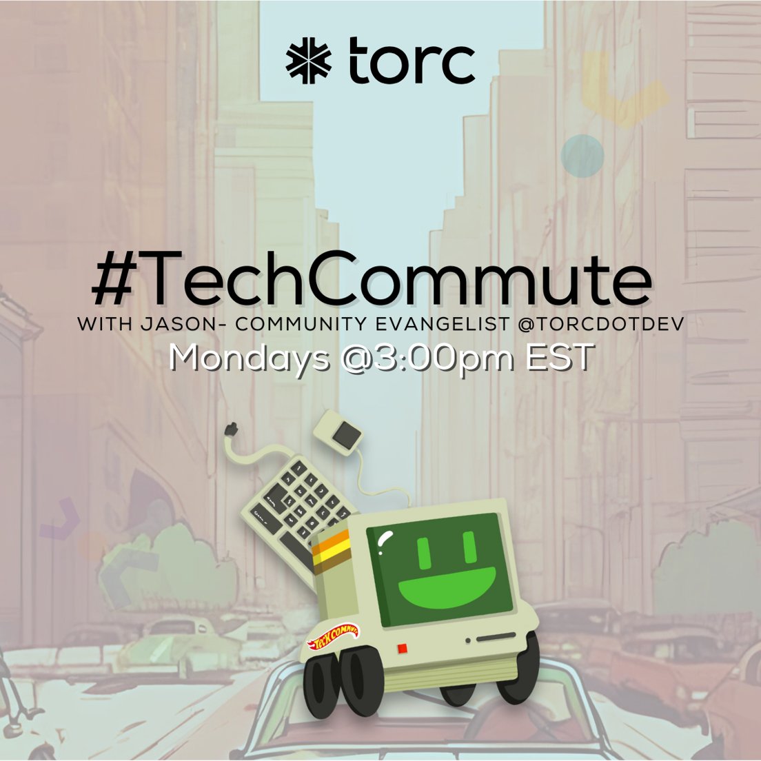 Cover Photo for #techcommute with Jason Torres solo show