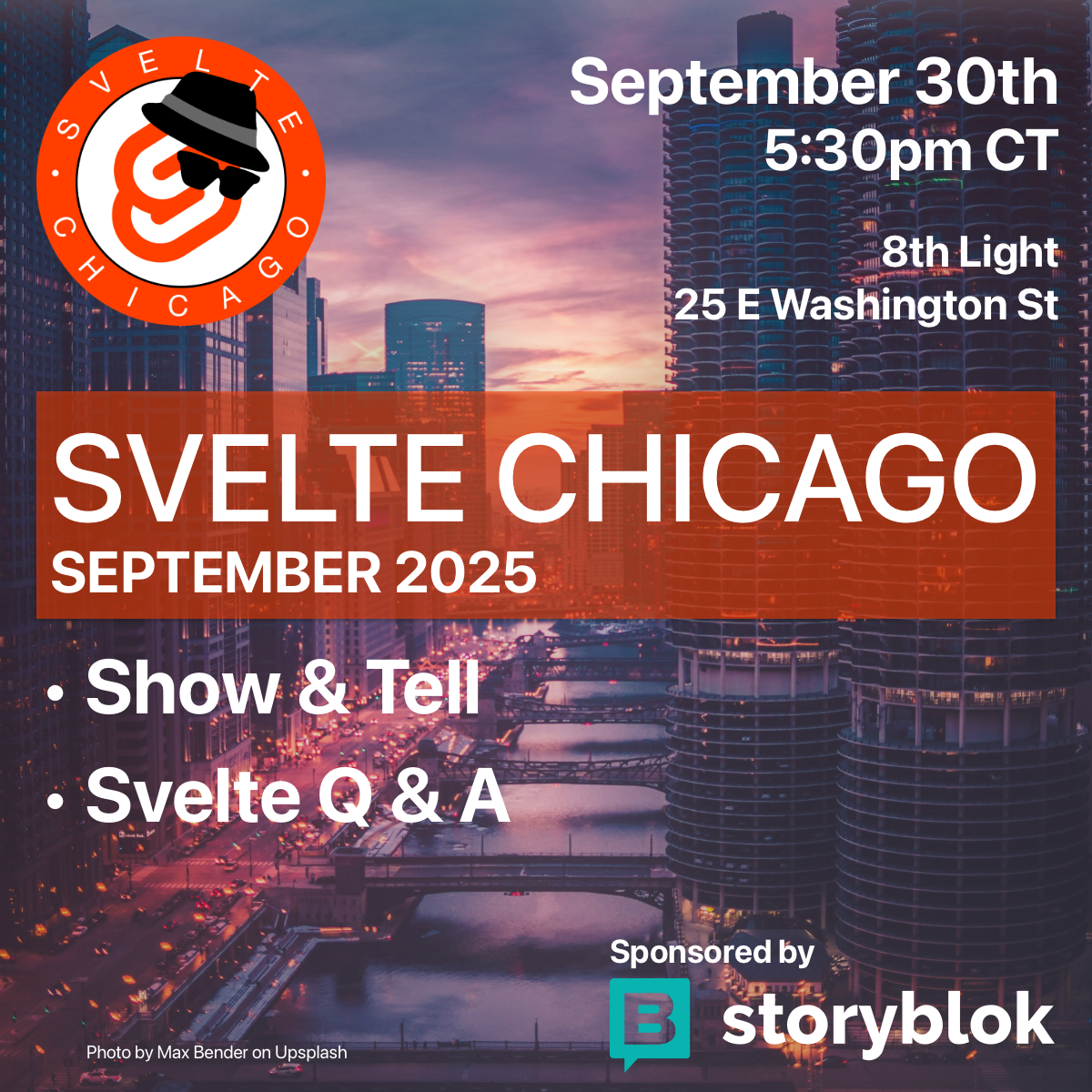 Cover Photo for Svelte Chicago - September 2025