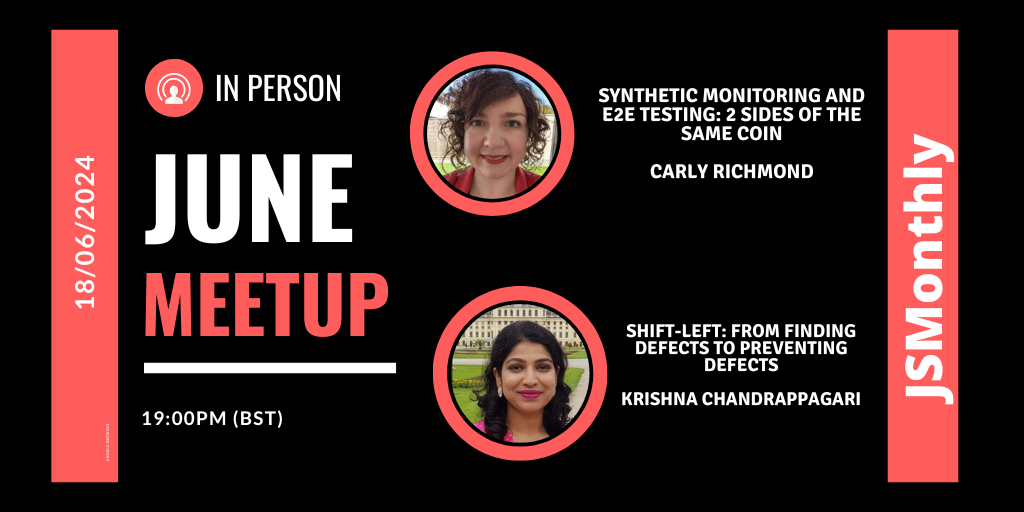 Cover Photo for JSMONTHLY JUNE MEETUP